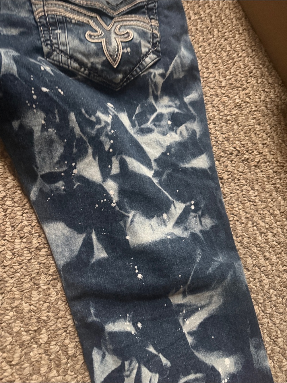 Rock Revival Men's Cael Alt Straight Jeans. Size: 36W/32.5L/18.5Inseem - Picture 10 of 11